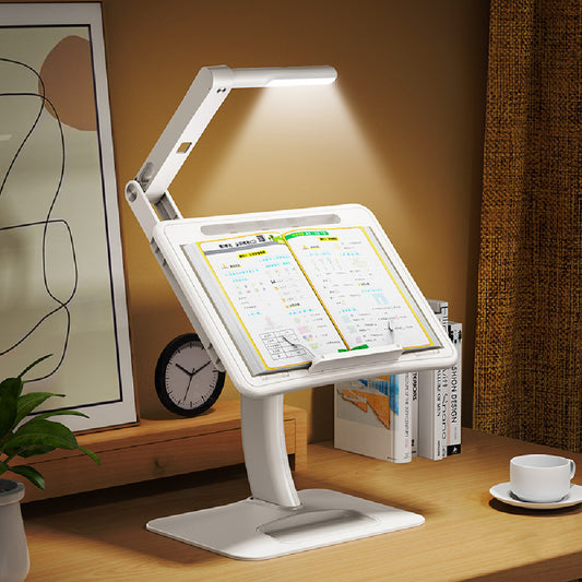 Multi Angle Adjustable Laptop Stand With Desk Lamp